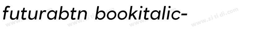 futurabtn bookitalic字体转换